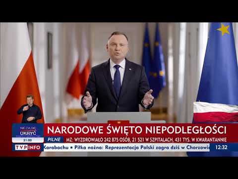Orędzie Prezydenta RP Andrzeja Dudy - 11 listopada 2020 r.