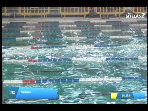 Serie 1 dei 200 Rana  Assoluti Maschi Master - Campionati Regionali Masters 2014 di Veneto e Friuli