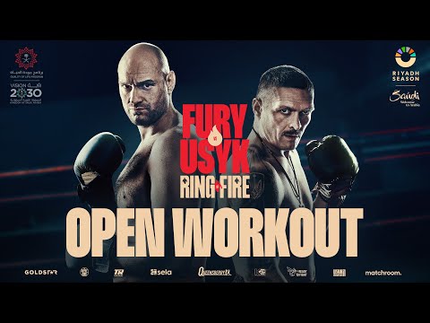 Tyson Fury vs Oleksandr Usyk Open Workout LIVE | UNDISPUTED heavyweight championship 👑 #RiyadhSeason