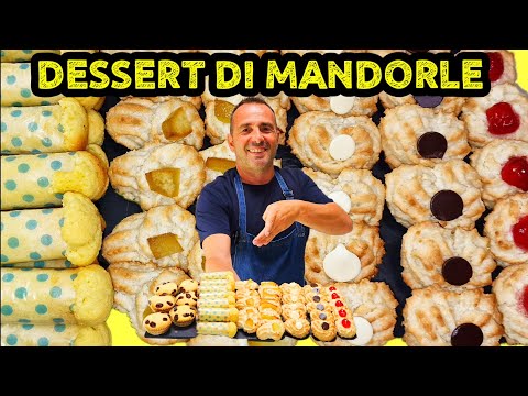 PASTE DI MANDORLA DESSERT E CARTUCCE NAPOLETANE FATTE IN CASA RICETTA FACILE E VELOCE