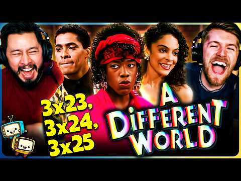 A DIFFERENT WORLD 3x23, 3x24, & 3x25 Reaction! | Jasmine Guy, Kadeem Hardison, w/ Jaby Koay