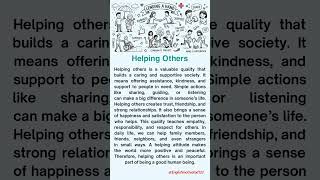 Helping Others — The True Meaning of Kindness and Humanity #speakconfidentenglish #english