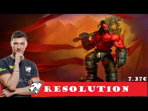 [DOTA 2] VP.Resolut1on the AXE [OFFLANE] [7.27C]