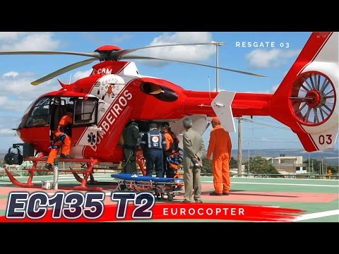 Helicóptero do Bombeiros Eurocopter EC135 T2 | Fire Helicopter | Rescue Helicopter Ambulance #1