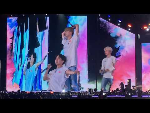 190407 BTS Ending Stage - Closing LYS Tour in BKK (Taekook Moment)