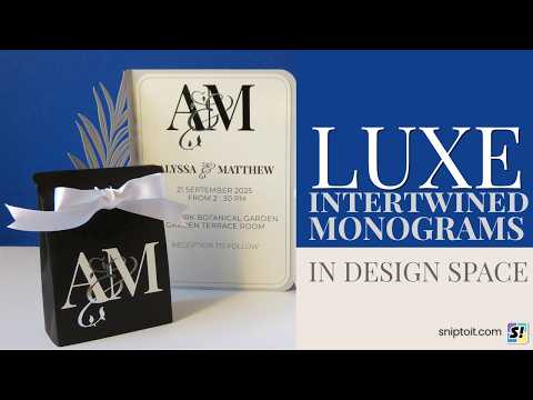 Brandneuer Cricut-Monogramm-Trick, um Ihr DIY-Projekt aufzuwerten