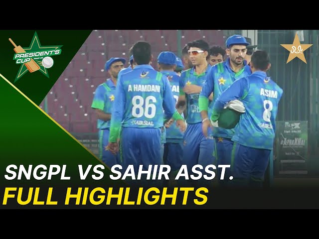 Full Highlights | SNGPL vs Sahir Asst. | President’s Cup Grade I 2025-26 | PCB | M2V13