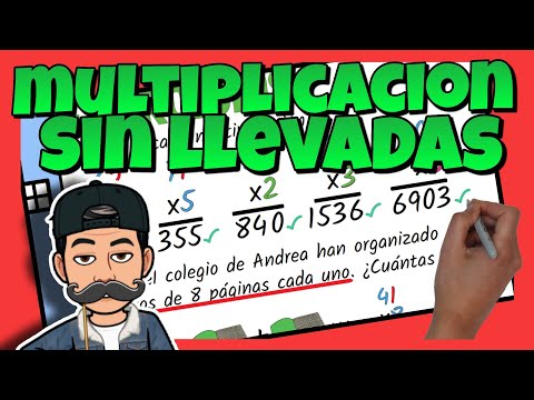 ✖ La MULTIPLICACIÓN SIN LLEVADAS por UNA CIFRA para NIÑOS