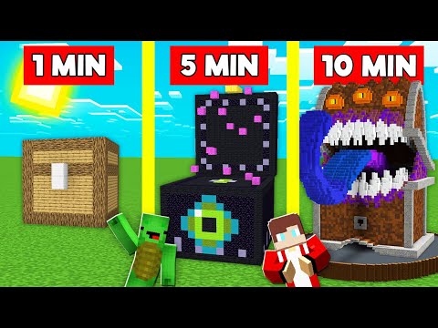 CHEST HOUSE BUILD BATTLE CHALLENGE In Minecraft - NOOB VS PRO - Maizen Mizen Mazien Parody