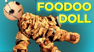 Deep Fried Voodoo Doll Using Chicken & Bacon-Wrapped Pork Loins! | DFC