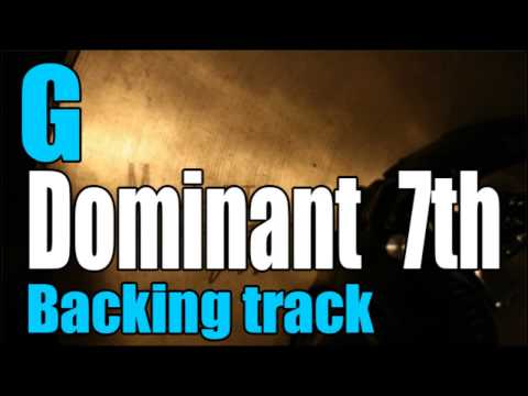 Dominant Jazz Backing Track | G7 | Only Bass & Drums