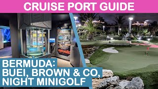 Bermuda Cruise Port Guide: BUEI, Brown & Co., & Night Minigolf