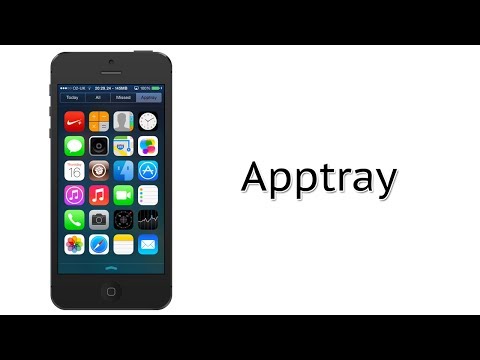 Add App Icon Shortcuts in the Notification Center | Apptray Cydia Tweak Review
