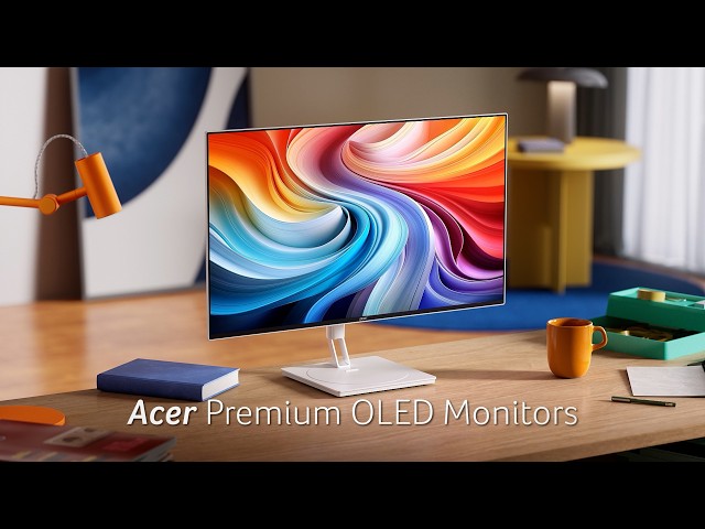 Monitor Acer CE270UXWMIIPPRX 26,5" Quad HD 240Hz QD-OLED Ajuste altura 0,03ms video