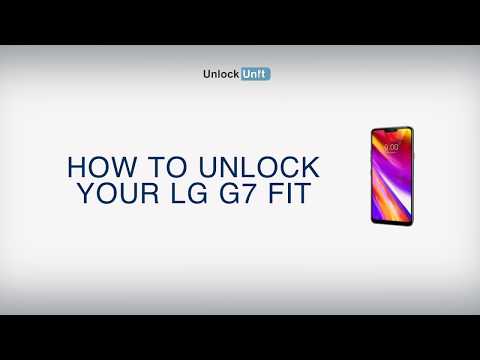HOW TO UNLOCK LG G7 Fit