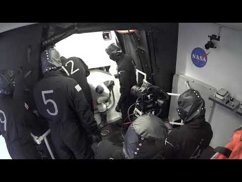NASA’s SpaceX Demo-2 Astronauts Board Crew Dragon for Flight to Space Station