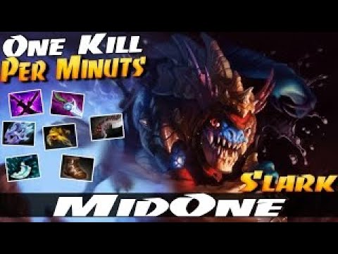 MidOne [Slark] One Kill Per Minuts 31 Kills - Dota 2 Patch 7.01
