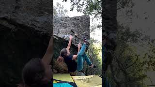 Video thumbnail of Problem 35 (Ermita de Sant Pau - Torres Petrones), 6c. Arbolí