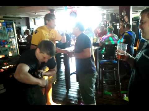 Beer fight yates blackpool 2011