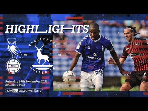 📹 HIGHLIGHTS - Oldham Athletic 0 Hartlepool United 0