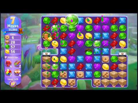 Wonka's World of Candy Level 129 - NO BOOSTERS + FULL STORY 🍫 | SKILLGAMING ✔️