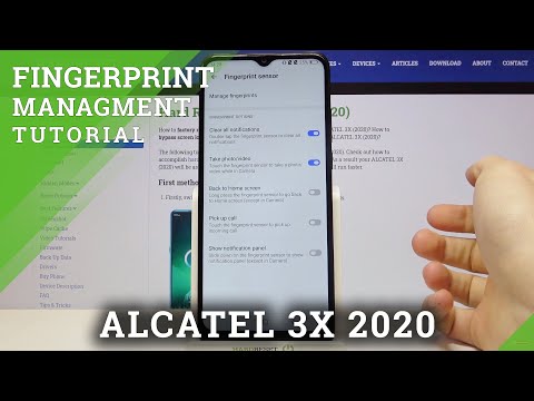 How to Add Fingerprint in ALCATEL 3X (2020) – Save Fingerprint Unlock