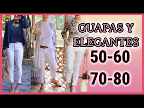COMO LUCIR GUAPA Y ELEGANTE A LOS 50 60 70 80 AÑOS / IDEAS PARA VESTIR CON CLASE Y ESTILO  A LOS 50