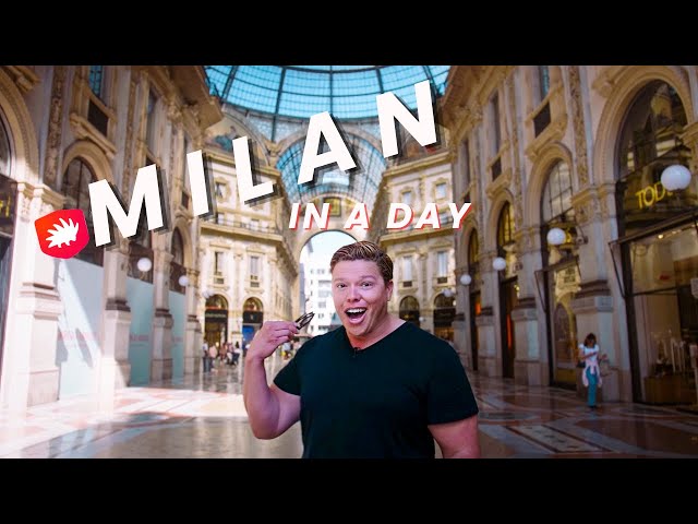 Travel vlog - How to see MILAN in A Day Guide