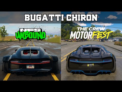 Bugatti Chiron - Need For Speed Unbound vs The Crew Motorfest