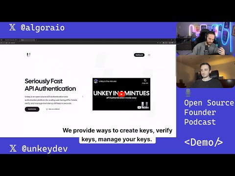 Live demo 💻 Unkey.dev #opensource API authentication & authorization