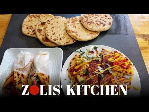 Authentic Greek Pita for Souvlaki Recipe | Step-by-Step Tutorial