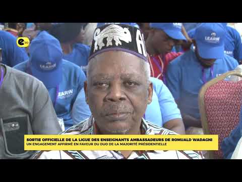 Sortie officielle de la ligue des enseignants ambassadeurs de Roumuald WADAGNI