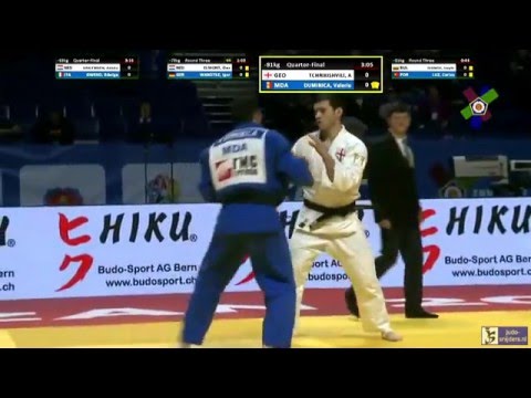 Judo 2016 European Championships Kazan: Tchrikishvili (GEO) - Duminica (MDA) [-81kg] QF