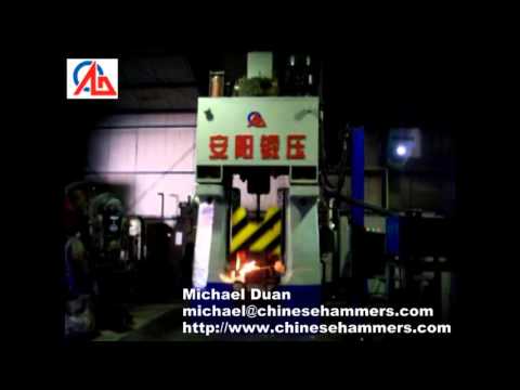 CNC Hydraulic Die Forging Hammer working in Romania