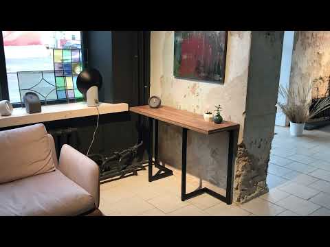 Миниатюра изображения товара Обеденный стол Millwood Арлен 1 38-76x110x76 (сосна пасадена/металл черный)