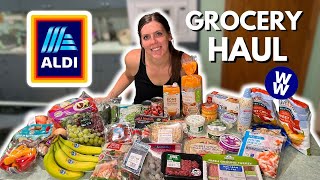 Healthy ALDI Grocery Haul For Weight Loss | Foods I Eat To Lose Weight | WeightWatchers Meal Ideas