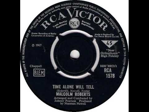 UK New Entry 1967 (131) Malcolm Roberts - Time Alone Will Tell