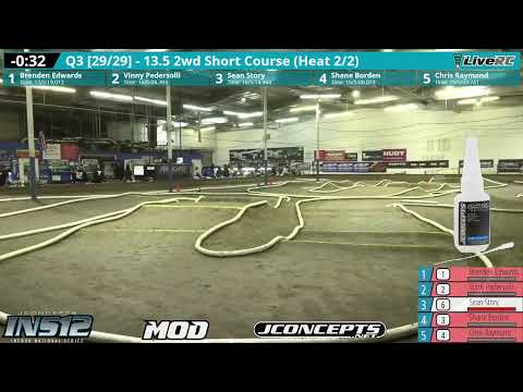 Qualifying - JConcepts INS12 Winter Indoor Nationals - SDRC Raceway - MOD Live Media