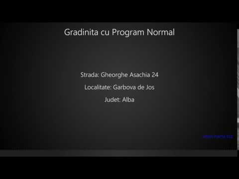 Gradinita cu Program Normal Garbova de Jos