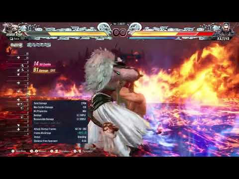 Tekken8|| Armor King 147 damage on Phoenix Gate floor blast