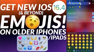 Get iOS 16.4 Emojis on Older iPhones / iPads | iOS 12.0 through iOS 16.3 | Easy Guide | 2023
