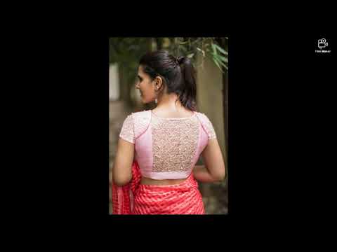 back neck design in blouse