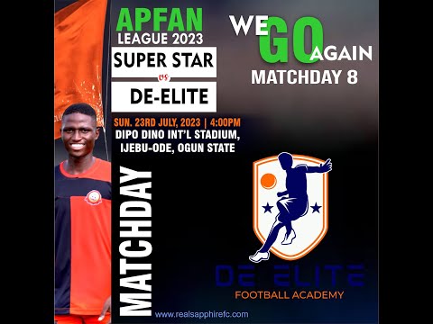 SUPERSTAR vs DE ELITE FA - APFAN  SUPER LEAGUE 2023