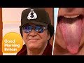 Gene Simmons Shows Off His Famous Tongue! | Good Morning Britain