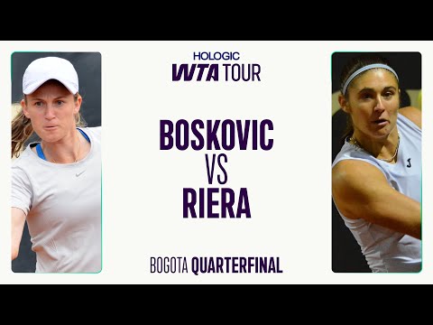 Lea Boskovic vs. Julia Riera | 2025 Quarterfinal Bogota | WTA Match Highlights