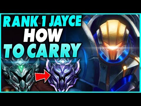 *RANK 1 JAYCE* LEGIT 1V9 AGAINST PLATINUM PLAYERS (HOW TO CARRY) - League of Legends