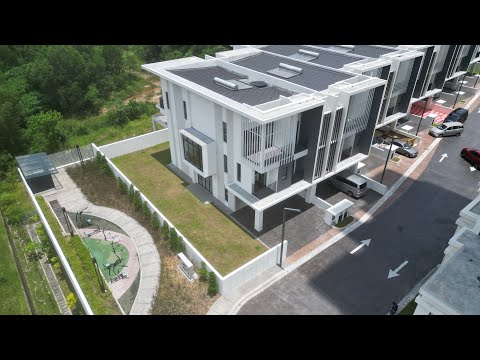 CORNER LOT 3 STOREY VILLA TERRACE HOUSE, ALSTONIA HILLTOP HOMES @ BUKIT RAHMAN PUTRA, SUNGAI BULOH . video