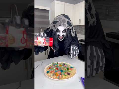 Monster cleans noodles to remove hot sauce 🤣 #shorts