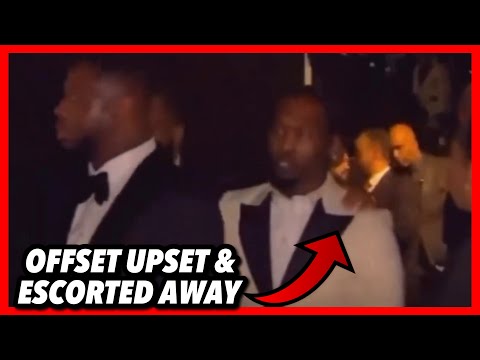 Footage Shows Offset Being Escorted away after HEATED EXCHANGE with Quavo at the Grammys