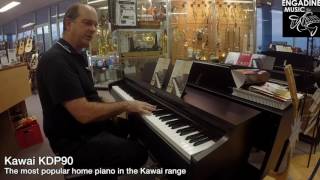 Video thumbnail for Kawai KDP90 Digital Piano Review Engadine Music by ENGADINE MUSIC STORE
